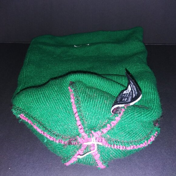 Go Pink -Go Green Sparrow Winter Pompom Hat Ruffneck One Size Fits All - Picture 4 of 7